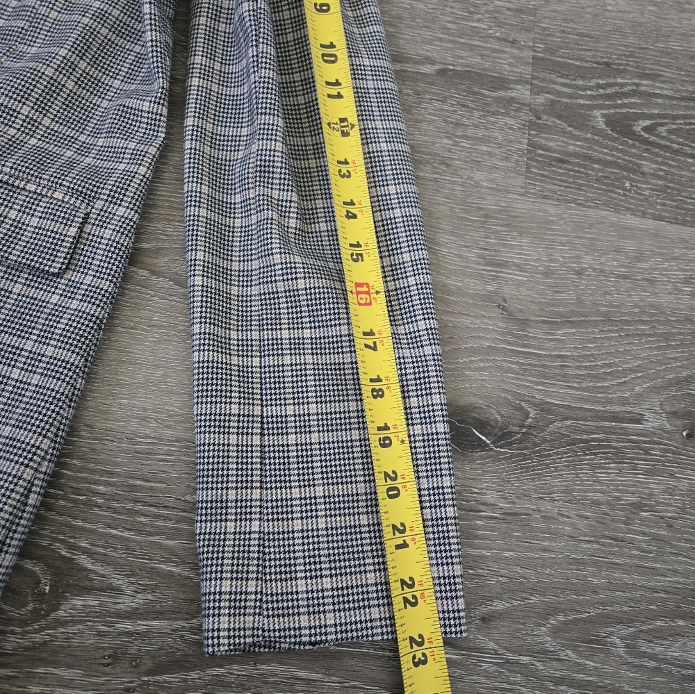 Plaid Long Blazer Jacket size XS - Picture 15 of 15